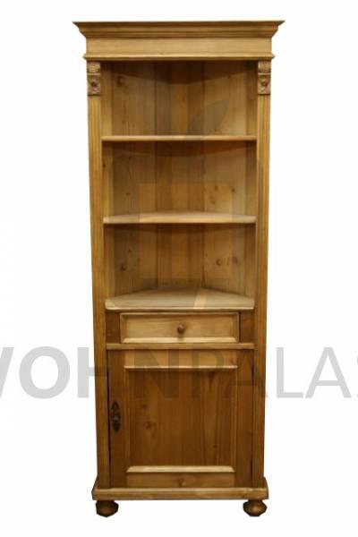 Eckschrank aus massivem Weichholz