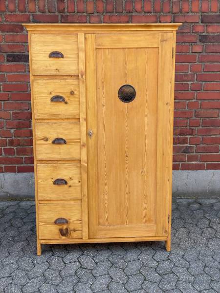 Jugendstil Schrank Brotschrank Weichholz