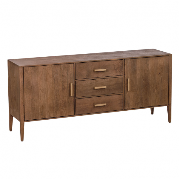 Belvedere Sideboard mit 3 Schubladen und 2 Türen - Eleganz aus massivem Mango Holz