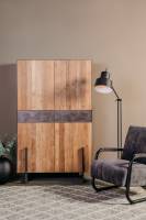 Ora Schrank 112 cm Teakholz - Industriedesign