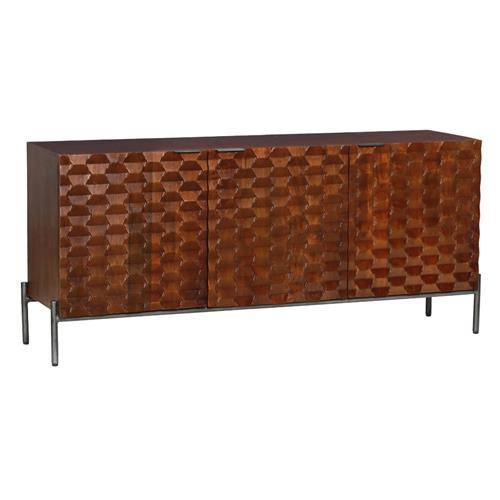 Paola Sideboard 165 cm mit 3 Türen - Mango Holz