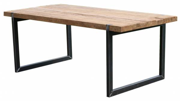 Tisch Sylt Massivholz Teak 200x100cm Platte 6cm