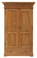 Kleiderschrank aus recyceltem Teakholz 140 cm