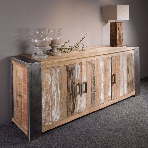 Sideboard Novara - 210 cm Teak Holz