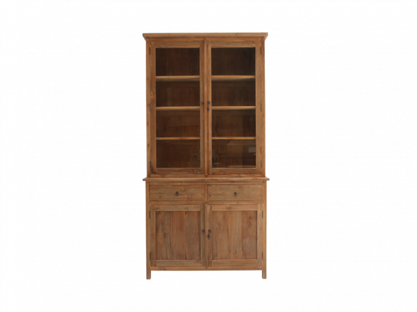 Vitrinenschrank Paris Teak 120cm