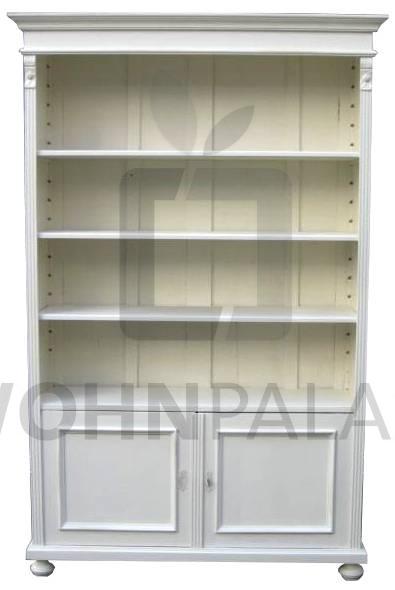 Schrank shabby chic weiß aus massivem Weichholz - Regale bei ... Schrank shabby chic weiß aus massivem Weichholz - Regale bei ...