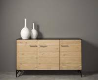 Lido Sideboard 16cm furniertes Eichenholz