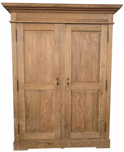 Teak Schrank - Dielenschrank Massivholz