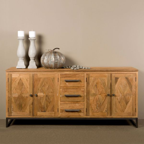 Kommode Mascio SIDEBOARD 200 cm Teakholz