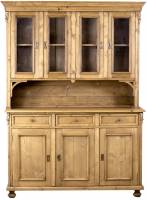 Buffetschrank Vitrinenschrank Landhaus aus massivem Weichholz