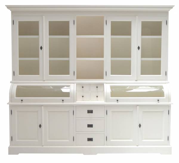 Buffetschrank Bastian weiß 250cm - Landhaus Möbel Schrank