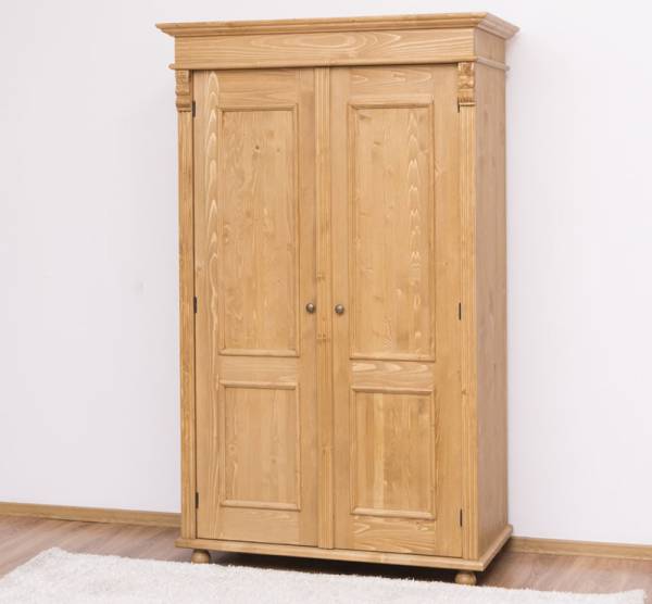 Landhaus Kleiderschrank 2-türig - Massivholz Schrank