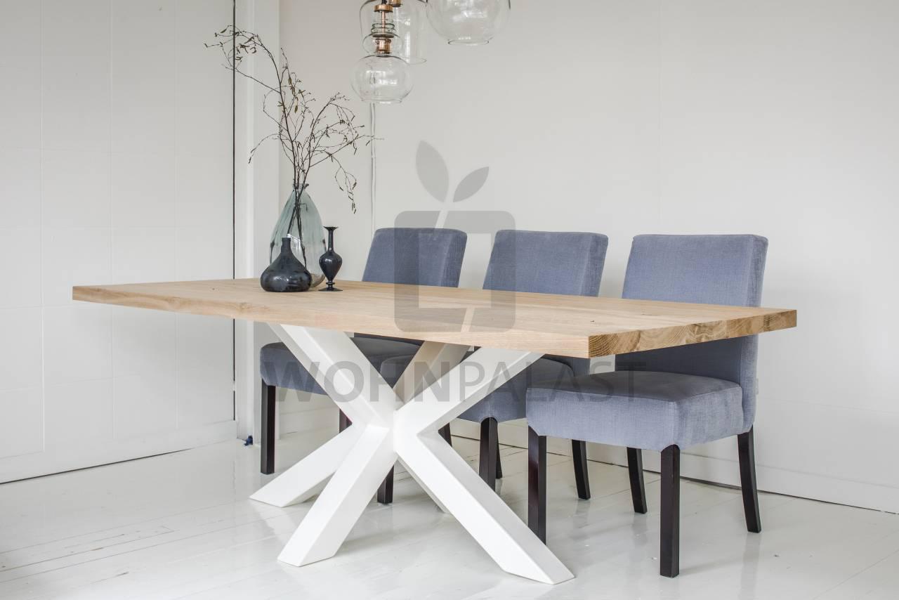 Esstisch Dusseldorf Eichenplatte Massiv 40mm