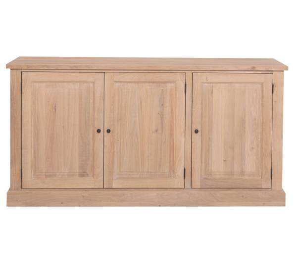 Elegante Anrichte aus Eiche mit 3 Türen Landhaus Sideboard