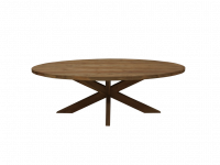Ovaler Gartentisch Teak - verschiedene Varianten Outdoor Tisch Massivholz