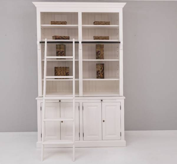 Bücherschrank im Landhaus Stil - Massivholz Regal - verschiedene Varianten möglich