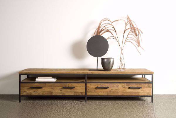 Livorno TV-Schrank 200 cm Teakholz