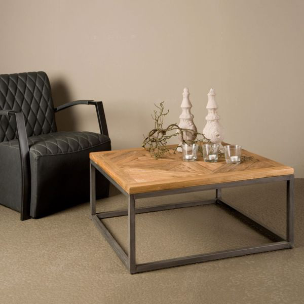 Mascio Couchtisch 100 cm Teakholz