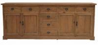 Sideboard Esslingen aus recyceltem Teakholz  245 cm