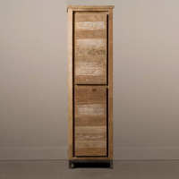 Venedig Schrank 50 cm recyceltes Teakholz, Dielenschrank