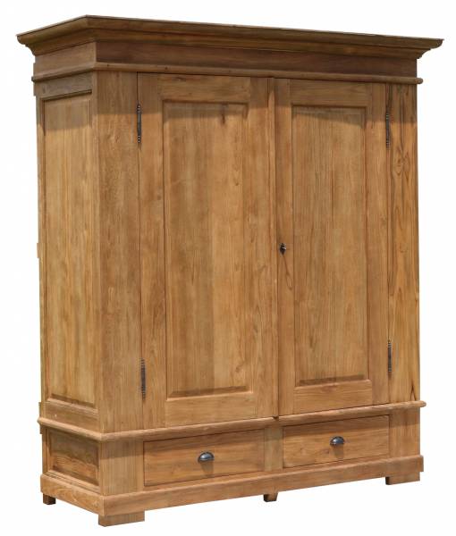 Kleiderschrank Riva Premium Teak Schrank Massivholz