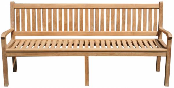 Gartenbank Beaufort aus Premium Teakholz 240 cm