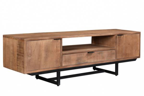 Valdez Sideboard Mangoholz Anrichte TV-Schrank Mattpolitur Kommode Minimalistischer- Stil