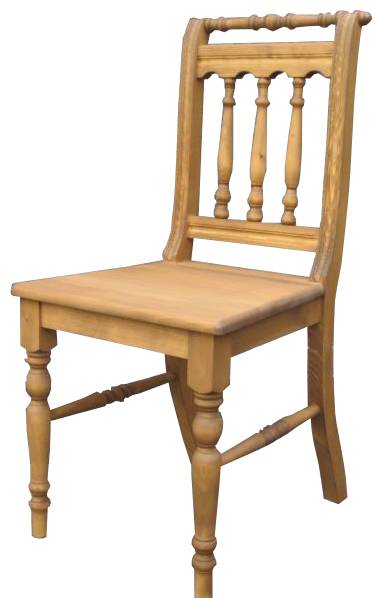 Stuhl Stühle  Landhaus Massivholz Massiv Holz Gründerzeit antik Stil gedrechselt 