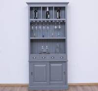 Barschrank Massivholz - 103 cm Breit - Landhaus Schrank