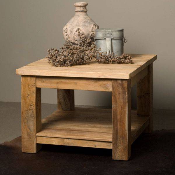 Couchtisch Genua 60 cm Teakholz