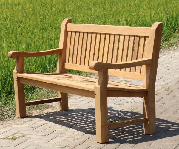 Gartenbank Mammut aus Teakholz